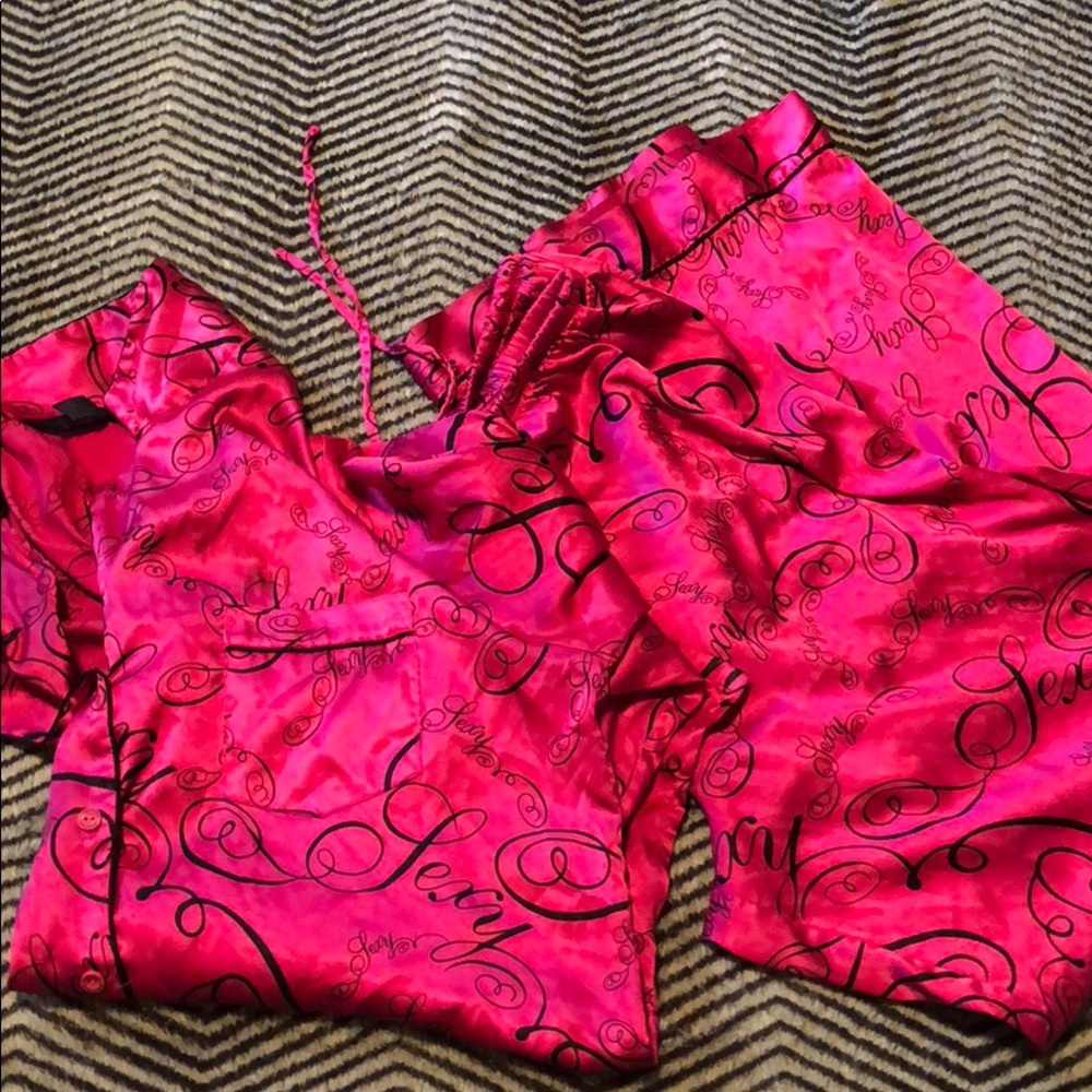 Victoria secret sexy silk pjs